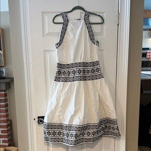 Ann Taylor Dress in White and Black